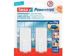 tesa Powerstrips Haken Large, eckig, weiß