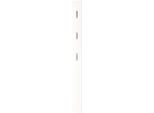 Garderobenpaneel Susanna, Wandmontage, 3 Klapphaken, bis 5 kg, B 150 x T 30 x H 1700 mm, MDF, weiß