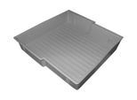 Einlegewanne für asecos Sicherheitsschränke der Q30, Q90, S90 und K90 Serie, Polypropylen, grau, B 440 x T 434 x H 88 mm, 11,5 l