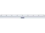 Lineal Staedtler Mars, für Rechtshänder, Länge 40 cm/400 mm, abriebfeste cm- & mm-Einteilung, mit Tuschekante, rutschfest, Aluminium, silber