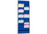 Werkstattplaner Eichner 9019-00202, zweireihig, für 20 Auftragstaschen, blau