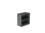 Regal BEXXSTAR, 2 Ordnerhöhen, B 800 x T 445 x H 825 mm, dunkelgrau