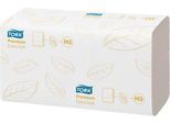 Tork® Falthandtuch Premium 100278, Zickzack-Falzung, weich, hochwertig, Einzelblattentnahme, Karton mit 15 Pack á 200 Stück (3000 Tücher), weiß