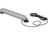 LED Maschinenleuchte Bauer & Böcker Lichtleiste M, 12 W, 1200 lm, 5500 K, um 45° drehbare Gelenke, 5500 K, Magnetfuß, IP67, Aluminium, grau