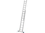 Alu-Schiebeleiter Stabilo, 2teilig, 2 x 9 Sprossen, mit Traverse