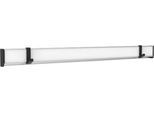 Multifunktionsklemmleiste MAULpro, inkl. 2 Multifunktionshaken, für Flipchartblöcke ab 11 mm Lochung, B 42 x T 15 x L 500 mm, Aluminium