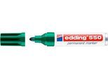 edding 550 Permanent Marker, Rundspitze 3-4 mm, grün, 1 Stück