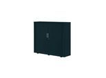 Rollladenschrank, 3 OH, 1teilig, ohne Mitteltrennwand, B 1200 mm, graphit
