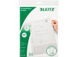 LEITZ Prospekthüllen 4796, DIN A4, oben offen, 25 Stück, genarbt, transparent