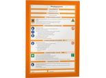 Durable Inforahmen Duraframe, DIN A4, 2 Stück, orange