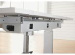 Schäfer Shop Genius Kabelkanal PLANOVA ERGOSTYLE, 1538 mm, für 2000er Tisch, weißalu