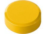 Rundmagnete MAUL, Kunststoff & Metall, Feinstruktur, Haftkraft 600 g, ø 29 x 11 mm, gelb, 20 Stück