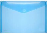 FolderSys Dokumententasche, DIN A4 quer, Klettverschluss, PP, blau