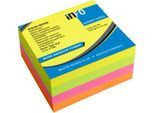 inFO Power Notes Haftnotizwürfel, 75 x 75 mm, 320 Blatt, blanko, 3 Farben