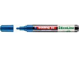Lackmarker Edding 50 EcoLine, Schreibfarbe Blau, Rundspitze, Strichstärke 2-3 mm, mit Kappe, wasserbasiert, nachfüllbar, 1 Stück