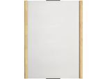 moedel Wandschild LMH, DIN A4, Hochformat, Holzrahmen mit Kappen, Klebe- oder Schraubmontage, B 222 x H 297 mm, silber/Ahorn