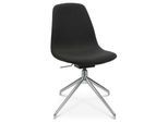Konferenzsessel Topstar Sitness Life 1.1, dreh-/sitzhöhenverstellbar, ohne Armlehnen, B 460 x T 390 x H 480-510 mm, 4-Fußgestell, Stahl verchromt & Stoff, schwarz