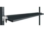 Manuflex Neigbare Ablagekonsole, für Reihe Universal oder Profi, Nutztiefe 345 mm, für Tischbreite 1750 mm, anthrazit