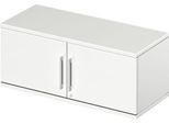 Schäfer Shop Genius Aufsatz-Flügeltürenschrank TETRIS WOOD, 1 OH, B 1000, weiß