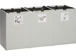 Wertstoff-Sammelsystem 2000, 60 Liter, Dreier-Element, Lieferung ohne Deckel!