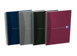 Spiralbuch Oxford Office Essentials, DIN B5, Softcover, 90 Blatt, punktkariert, 5 Stück, Optik Paper®, weiß