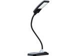 LED-Tischleuchte Twist, 300 Lumen, Flexarm, Lebensdauer 30.000 Stunden, silberfarben