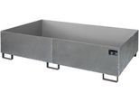 Regalwanne Typ RW/RW 2200-2, ohne Gitterrost, verzinkt