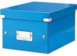 LEITZ® Ablage- und Transportbox Serie Click + Store, klein, für DIN A5, blau