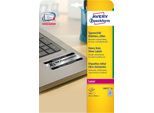 Avery Zweckform Typenschildetiketten L6011-20, extrem robust, geeignet für SW-Laserdrucker, 63,5 x 29,6 mm, 540 Stück/20 A4-Bogen, Polyesterfolie, silber