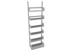 Variabo Freiarmregal, Grundfeld, einseitig, 250 mm Fachbodentiefe, 750 x 2500 mm