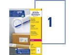 AVERY® Zweckform Versandetiketten, ultragrip, 199,6 x 289,1 mm, 100 Stück