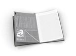 Office-Buch Oxford Essentials, gebunden, DIN A4, 96 Seiten kariert, 5er Pack, blau