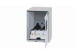 Säuren- und Laugen-Unterbauschrank asecos SL-CLASSIC-UB, Flügeltür, Anschlag rechts, Front Lichtgrau, B 590 x T 570 x H 800 mm