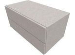 Schrank SOLUS PLAY, 2 Schübe, B 800 x T 440 x T 374 mm, Ceramic grey