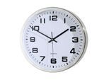 Edelstahl Quarz-Wanduhr, rund, ø 300 mm