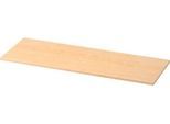 Abdeckplatte TOPAS LINE, für Regale und Schränke, B 1205 mm, Ahorn-Dekor