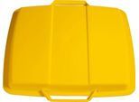 Deckel für Abfallbehälter 90 Liter, gelb
