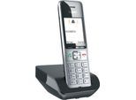 Schnurlostelefon Gigaset 500 Comfort, 2,2" TFT-Farbdisplay, Freisprechfunktion, Hörgerätekompatibel, schwarz
