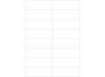 Schäfer Shop Select Universal-Etiketten, 105,0 x 37,0 mm, Permanentkleber, 1600 Stück