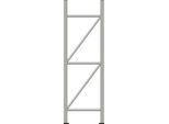Ständerrahmen, für Regalsystem WR 600, H 2500 x T 600 mm