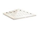 V-Part Deckel für Ascher-Papierkorb Pyramide, offen, pyramidenförmig, Edelstahl, B 365 x T 345 x H 95 mm, edelstahl