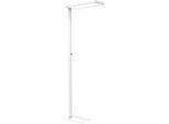 LED-Stehlampe Maul MAULjura, 62 W, 9200 lm, 4000 K, direktes/indirektes Licht, dimmbar, H 1965 mm, Aluminium, weiß