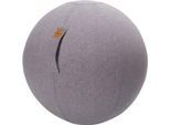 Sitzball FELT, Filzimitat 100% Polyester, waschbar, reißfest, Trageschlaufe, grau