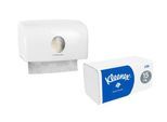 Komplettset Kleenex® Falthandtücher Ultra Interfold 6789, 2-lagig, 2790 Blatt + gratis Kimberly-Clark® Handtuchspender Aquarius 6956, weiß