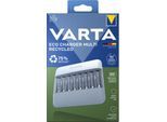 VARTA Batterie-Ladegerät Eco Charger Multi Recycled Box, für NiMH-Akkus, inkl. USB-Typ-C Ladekabel
