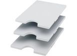 styro® Tablar, für Sortierstation Styrorac, 3 Stück, grau
