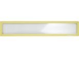 Schäfer Shop Select Magnetrahmen, für Überschriften (DIN A4 quer/ DIN A3), UV-beständige PET-Folie, gelb, 4 Stück