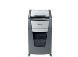 Rexel Optimum AutoFeed+ 225X Aktenvernichter P4, Vollautomatik, Partikelschnitt 4 x 25 mm, 60 l, 225 Blatt Schnittleistung, mit Rollen, schwarz