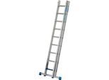 Krause zweitlg. Schiebeleiter, 2 x 9 Sprossen, TRBS 2121 2-konform, Trigon-Traverse