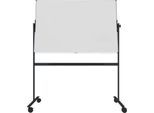 Stativ-Drehtafel Legamaster UNITE PLUS, magnetisch, drehbar um 360°, B 1500 x T 12,6 x H 1000 mm, emaillierter Keramikstahl, weiß